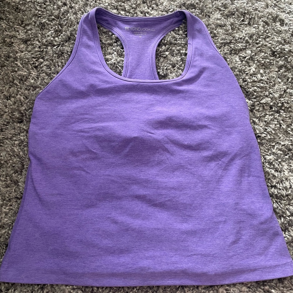 Beyond Yoga Lavender Racerback Top